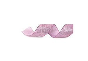 Fita Natalina Quadriculada Rosa 6,3cm Com 1unidade