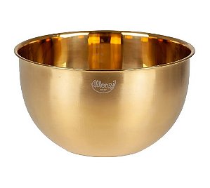 Bowl Multiuso em Aço Inox 4,5 Litros Ouro com 1 unidade