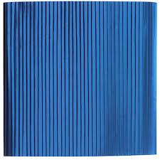 Franja de Papel Plissada Azul 10cm com 1 unidade