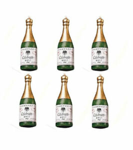 Vela de Aniversário Champagne Cartela com 6 unidades