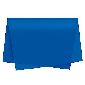 Papel de Seda Azul Royal 49x69cm com 100 folhas