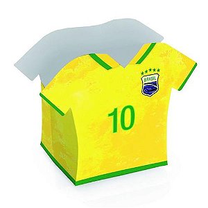 Cachepot Camisa 10 Vai Brasil com 8 unidades