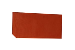 Saco Express 35x35cm Organza com Borda Laranja