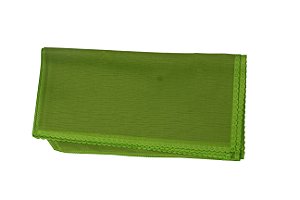 Saco Express 35x35cm Organza Verde Maçã com 10 unidades