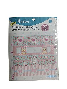 Adesivo Garden Retangular 90x20mm Papieri