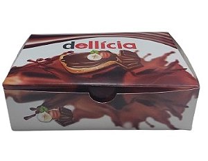 Caixa para Doces Chocolate Delícia com 10 unidades