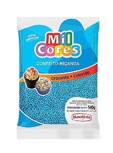 Confeito Micanga N.0 500g Azul Mil Cores