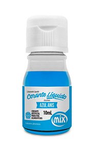 Corante Liquido Mix 10g Azul Anis