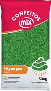 Confeito Micanga Mix 500g Verde