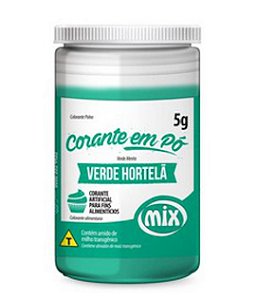 Corante Em Po Mix 5g Verde Hortela