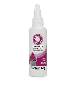 Corante Soft Gel Mago 60g Rosa Pink