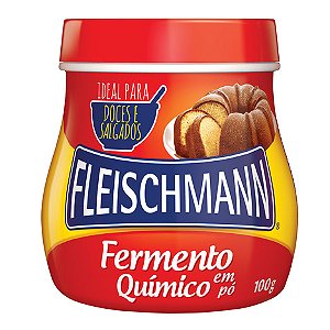 Fermento Em Po Quimico 100g Fleischmann