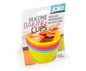 Conjunto Formas Silicone Para Cupcake Com 6 Pcs