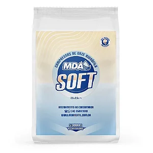 Compressa de Gaze Não Estéril Hidrófila 13 Fios com 500 7,5x7,5cm - MDA Soft