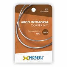 Arco Intraoral Copper NiTi 35°C Inferior Retangular 0,48X.0,63mm (.019"X.025")