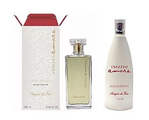 Kit Inizzio Amore 100ml e Desodorante Spray 115ml Lacqua di Fiori