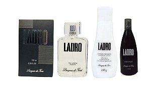 Kit Ladro100ml Desod. Liquido115ML Emulsão Hidratante 245g Lacqua di Fiori