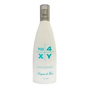 Desodorante Liquido H2O 4xy 115ml Unissex Lacqua di Fiori