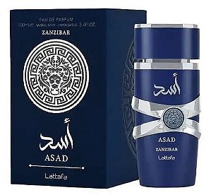 Asad Zanzibar 100ml  Masculino Lattafa Arabe