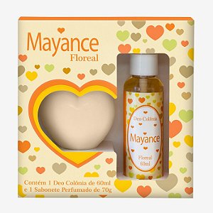 Kit Deo Colonia Floreal 60ml e Sabonete 70g Mayance Aromatica
