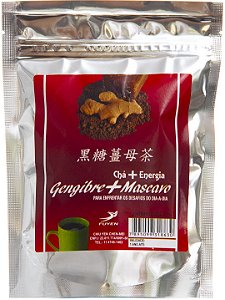 Chá energia gengibre + mascavo 5 sachês de 15g