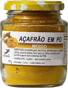 Açafrão em pó 80g