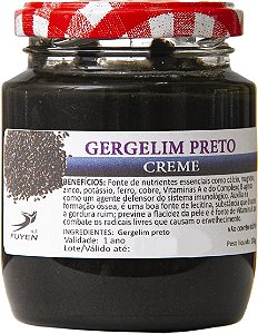 Creme de gergelim preto natural 200g