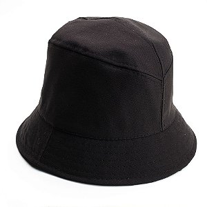 Chapéu bucket liso preto