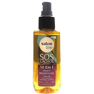 Óleo de Tratamento 10 em 1 SOS Cachos 100ml - Salon Line