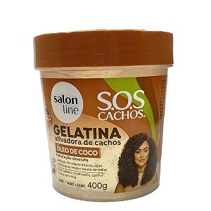 Gelatina Ativadora de Cachos Óleo de Coco 400g - Salon Line