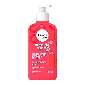 Creme para Pentear Vinagre de #todecacho Maçã 300ml Salon line