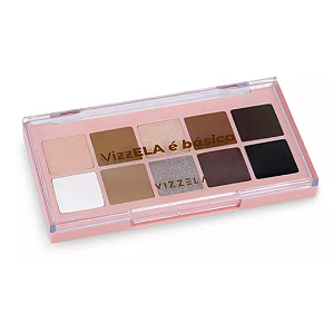 Paleta de Sombra Ela é Básica 10 cores - Vizzela