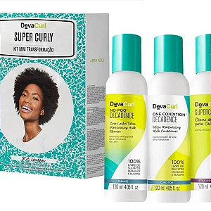 Kit Deva Curl Super Curly Mini Transformação (3 Produtos)