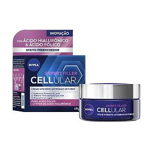 Creme Facial Antissinais Noite Cellular- Nivea 50g