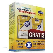 Protetor Solar Gold Corporal + Facial 30 FPS Nutriex 