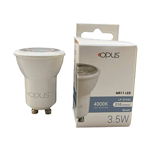LAMPADA MINI DICROICA 3.5W 4.0K 210LM 36° IP20 - OPUS