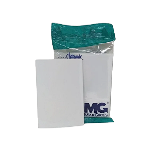 CONJ PLACA 4X2 CEGA SLEEK BRANCO - MARGIRIUS
