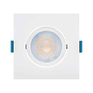 SPOT EMBUTIDO QUADRADO 4.5W 3.0K MR16 DICROICA EASY - STELLA