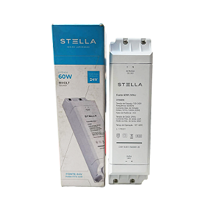 FONTE SLIM 2,5A 24V 60W BIVOLT STH6896 - STELLA