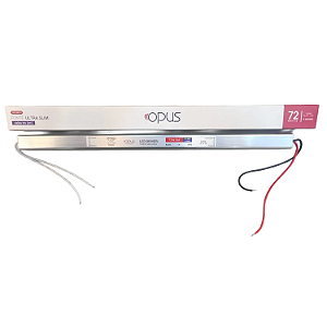 FONTE ULTRA SLIM 6A 12V 72W IP20 88071 - OPUS