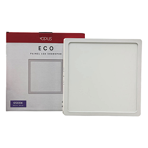 Painel De Led Sobrepor Quadrado 24w 6.5k - Opus