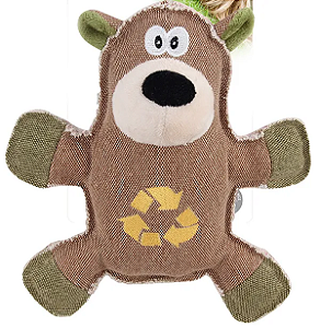Urso de Pelúcia em Lona Ultra Resistente com Apito