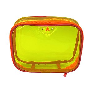 NECESSAIRE SQUARE - AMARELO NEON