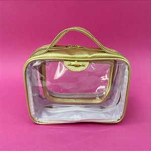 MALETA ORGANIZADORA - DOURADA
