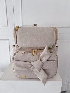 MOCHILA TÉRMICA LINHO BEGE