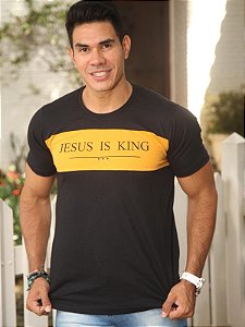 Camiseta Recort Jesus is king (C)