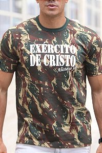 Camiseta Camuflada Exercito de Cristo