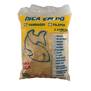 Isca em Pó para Pesca Tambaqui Beijinho Lambari