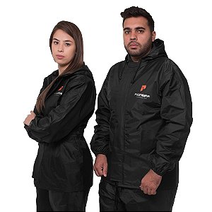 Jaqueta Pescador Nylon Preta Pioneira