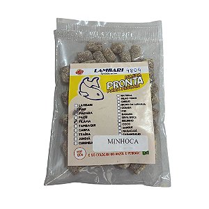 Massa Pronta para Pesca Tilápia Minhoca Lambari